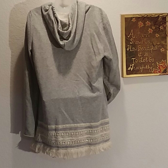 SALE! Democracy Crochet Hoodie w/ Pockets - Picture 4 of 5